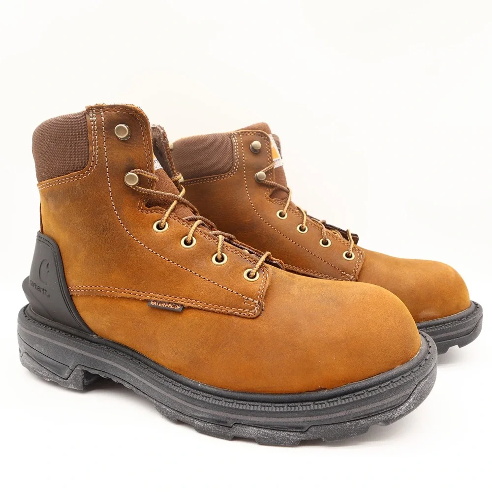 Carhartt Ironwood Work Boots Mens 10 M Leather Alloy Toe Waterproof Modern NWT